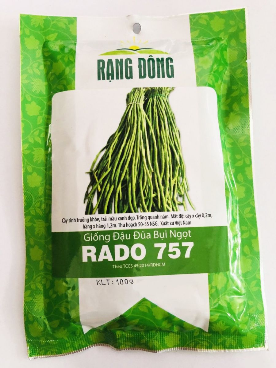 Hạt giống Đậu đũa bụi lùn Rado 757 - Gói lớn 100gr