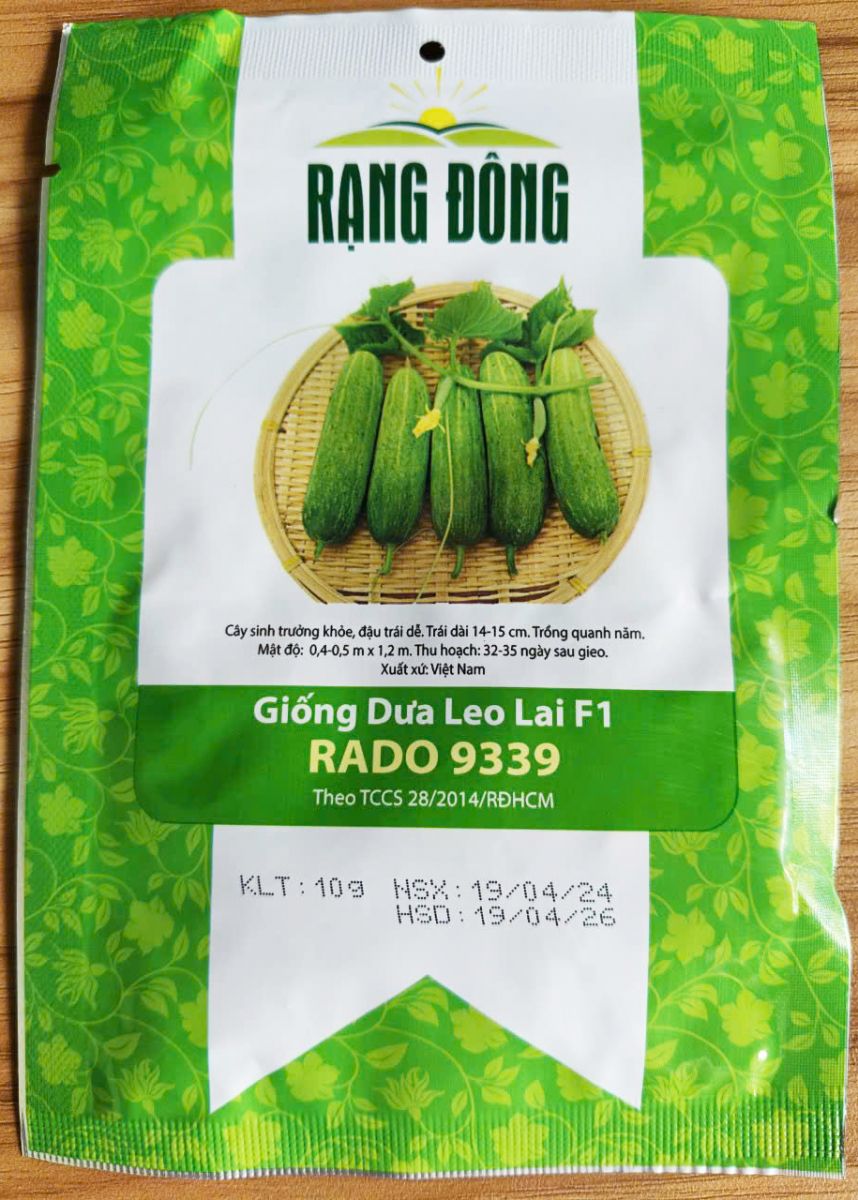 Hạt giống Dưa leo lai F1 Rado 9339 - Gói lớn