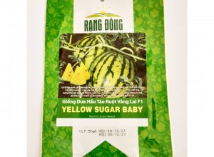 Hạt giống dưa hấu táo ruột vàng lai F1 Rạng Đông - Yellow Sugar Baby