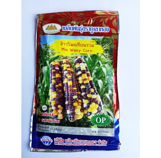 Hạt giống bắp nếp cầu vồng nhập khẩu Thái Lan