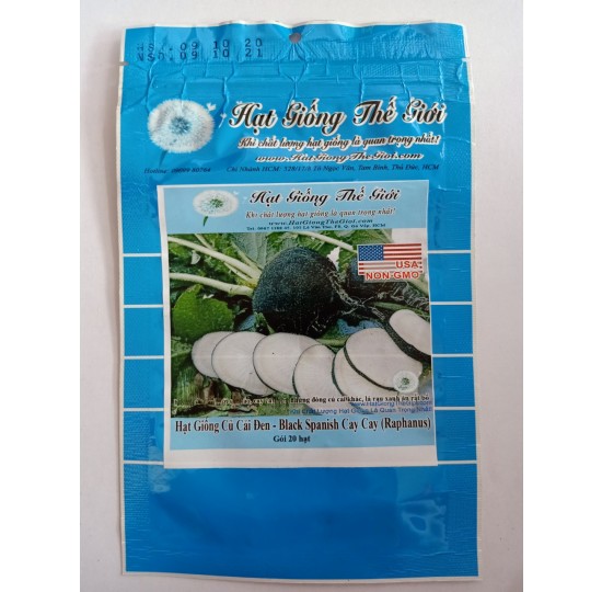 Hạt giống củ cải đen hàng Công Ty