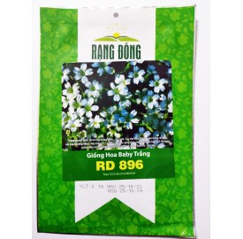 Hạt giống Hoa Baby trắng RD 896 Rạng Đông
