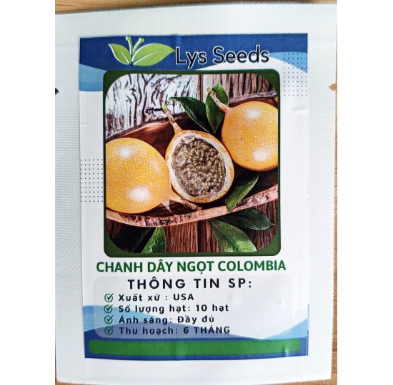 Hạt giống Chanh dây ngọt Colombia Hạt giống Chanh dây ngọt Colombia