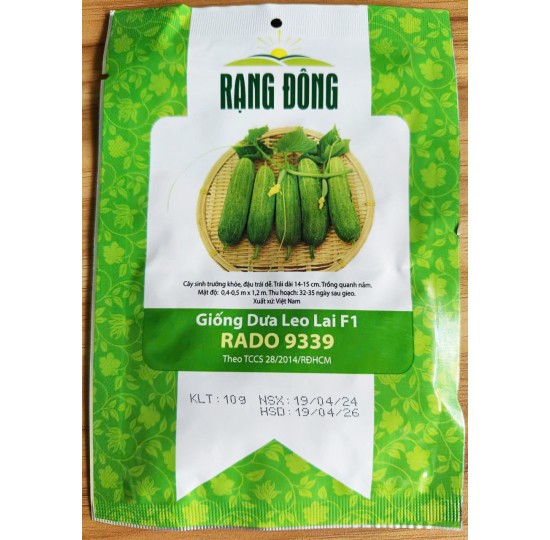 Hạt giống Dưa leo lai F1 Rado 9339 - Gói lớn Hạt giống Dưa leo lai F1 Rado 9339 - Gói lớn